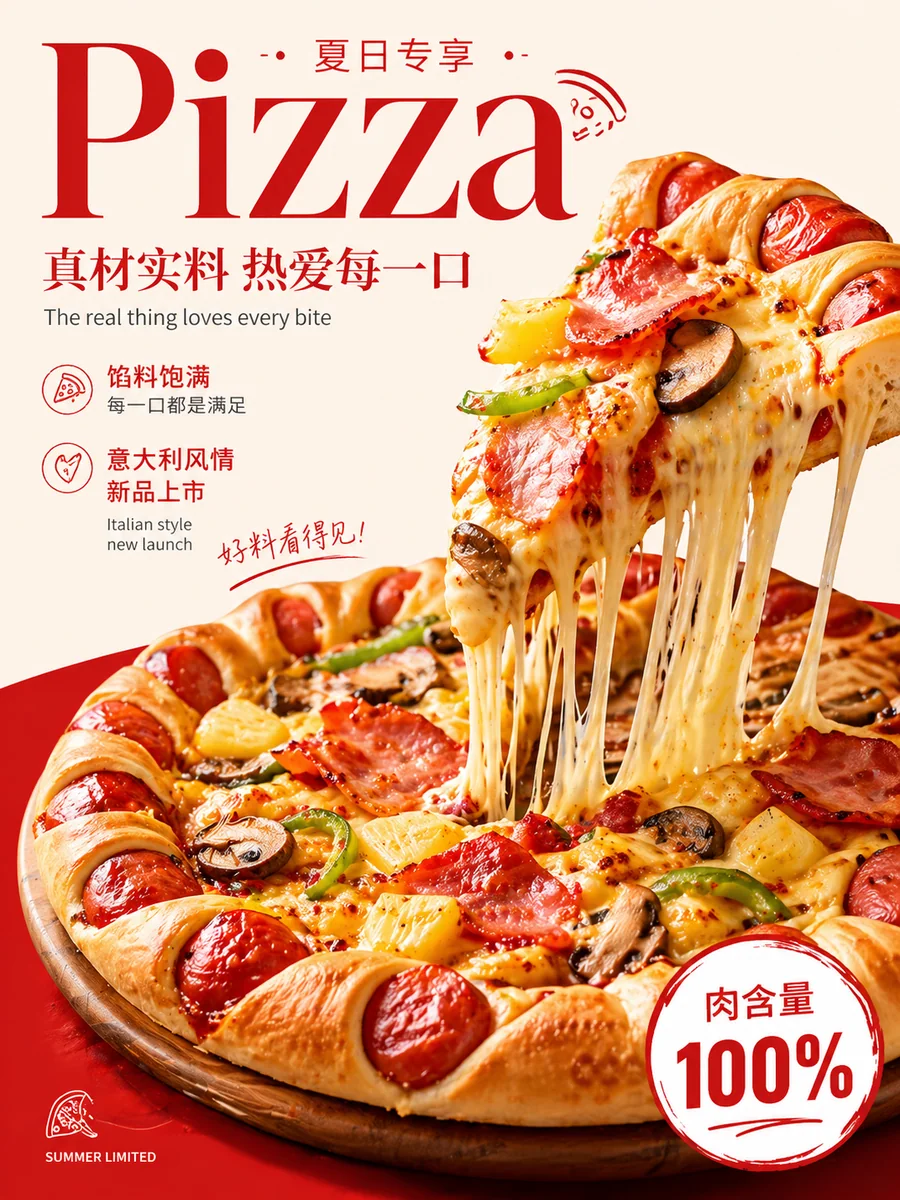 餐饮促销海报
